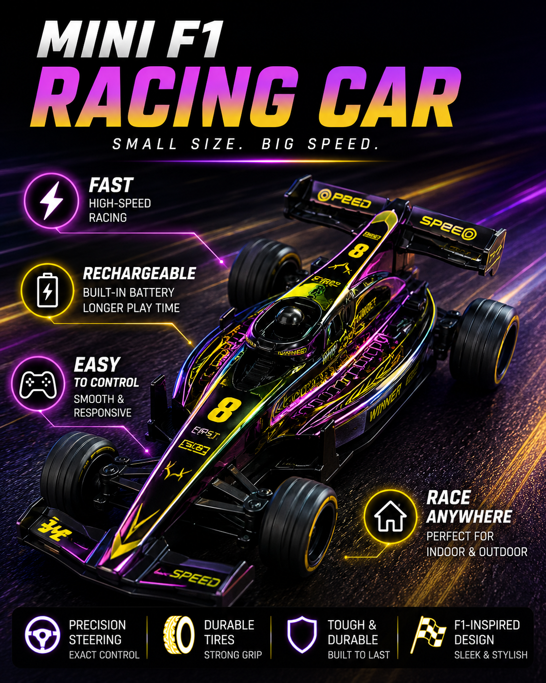Mini F1 RC Car